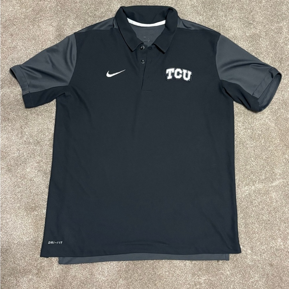 Nike Men's Polo Shirt in Black and Gray